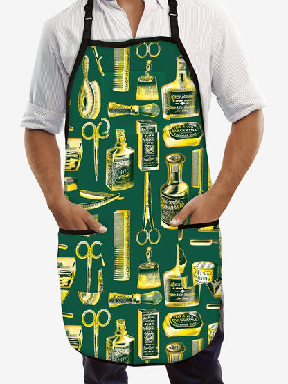 BETTY DAIN VINTAGE GOLD BARBER APRON