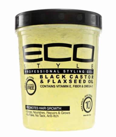 ECO BLACK CASTOR & FLAXSEED OIL GEL