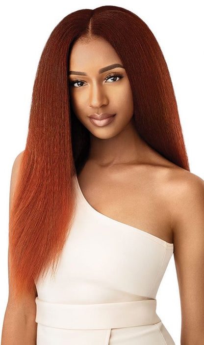 OUTRE BIG BEAUTIFUL HAIR HH BLEND CLIP IN 9PCS KINKY STRAIGHT 18"