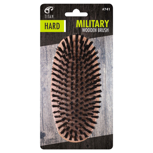 TITAN MILITARY BRUSH HARD BRISTLE, NATURAL