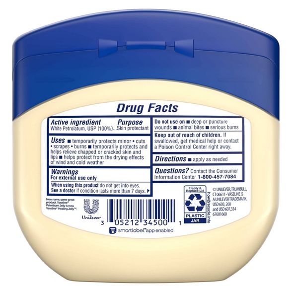 VASELINE ORIGINAL 100% PURE PETROLEUM JELLY SKIN PROTECTANT 13 OZ