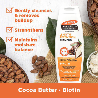 PALMER’S LENGTH RETENTION SHAMPOO + BIOTIN 13.5 FL.OZ