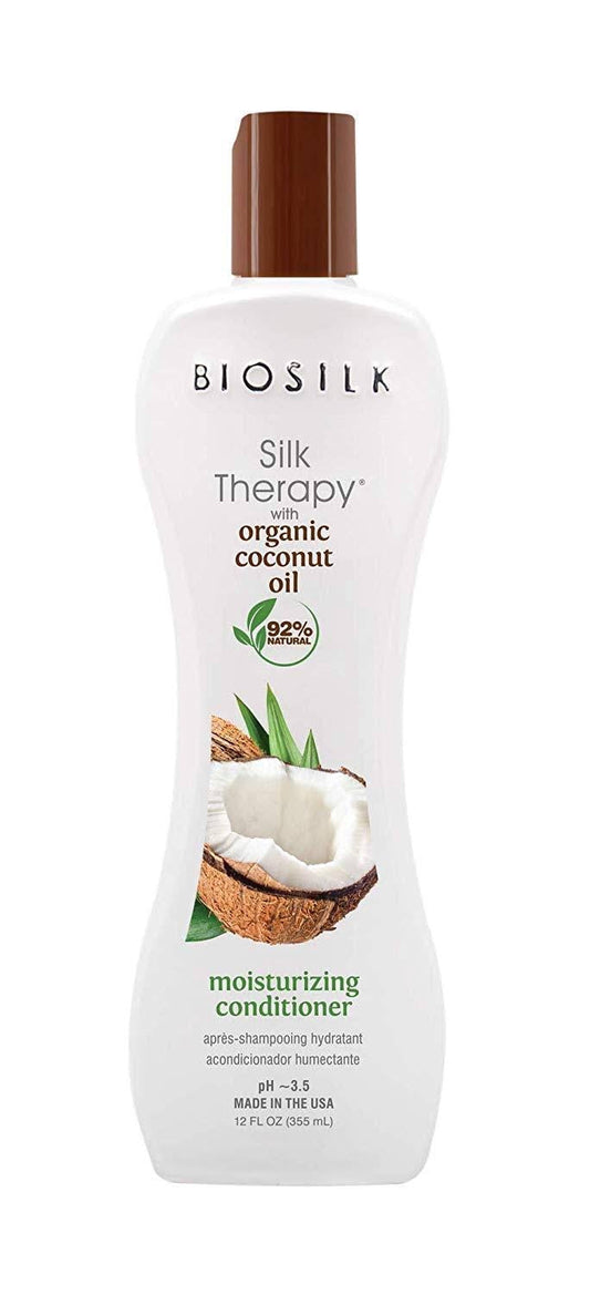 SILK THERAPY WITH COCONUT OIL MOISTURIZING CONDITIONER 12 OZ.