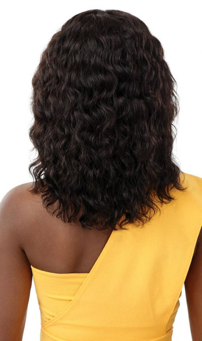 OUTRE 100% UNPROCESSED HUMAN HAIR LACE PART - WET & WAVY WIG - NATURAL WAVE 16″