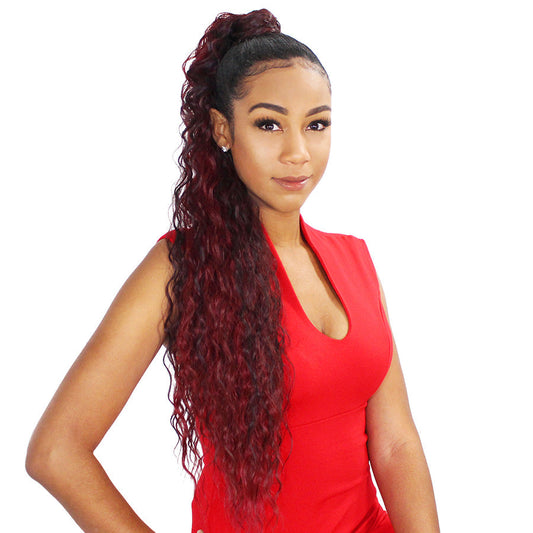 EVE HAIR WRAP PONYTAIL - SUPER WAVE