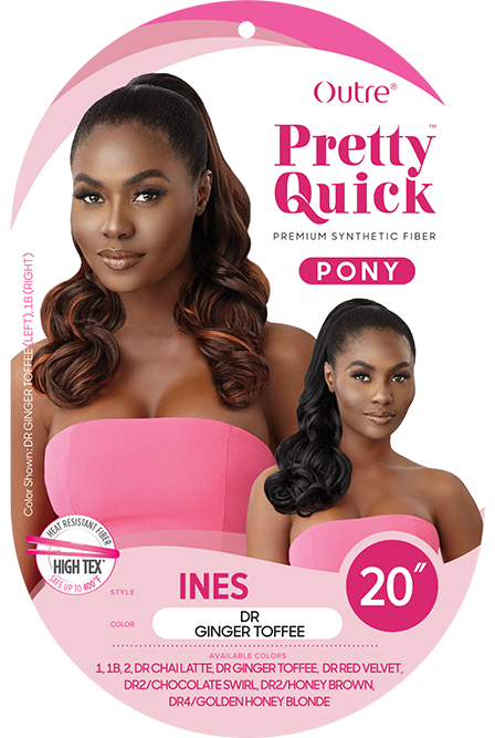 OUTRE PRETTY QUICK DRAWSTRING PONYTAIL 20” - INES