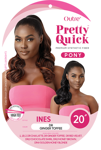 OUTRE PRETTY QUICK DRAWSTRING PONYTAIL 20” - INES