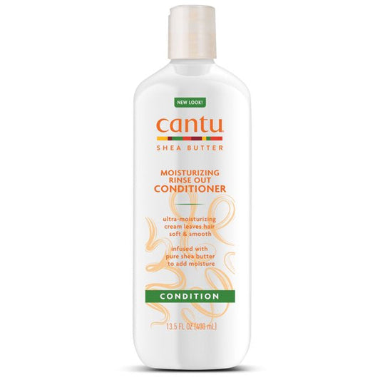 CANTU SHEA BUTTER MOISTURIZING RINSE OUT CONDITIONER 13.5 OZ.