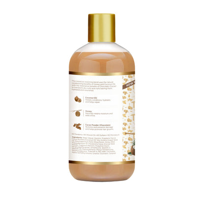 AFRICAN PRIDE MOISTURE MIRACLE HONEY, CHOCOLATE & COCONUT OIL CONDITIONER, 12OZ.