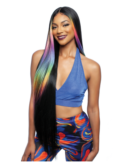 BROWN SUGAR HUMAN HAIR BLEND HD LACE FRONT WIG - WHITNEY