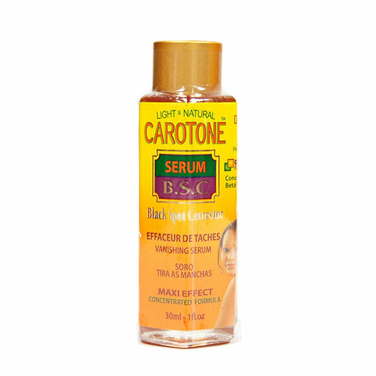 CAROTONE LIGHT AND NATURAL BLACK SPOT SERUM 30 ML.