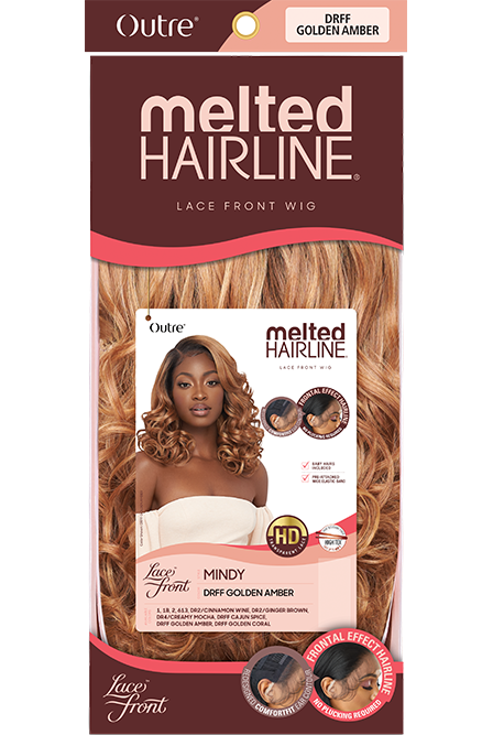 OUTRE SYNTHETIC MELTED HAIRLINE LACE FRONT WIG - MINDY