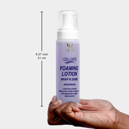 EBIN CURL & TWIST FOAMING LOTION 8 OZ.