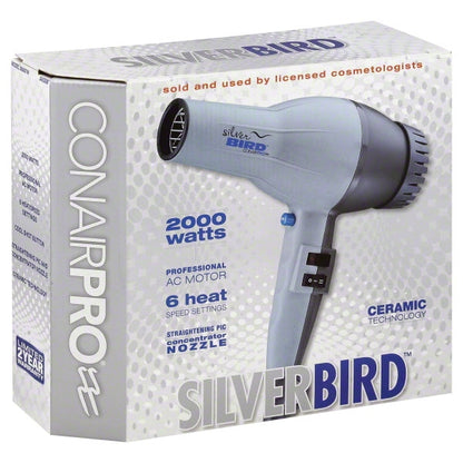 CONAIR PRO SILVER BIRD TURBO HAIR DRYER