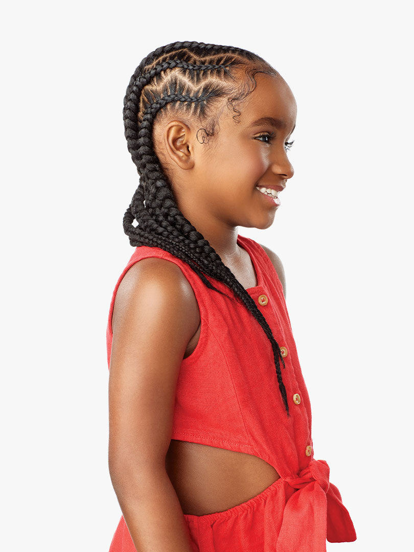 SENSATIONNEL 3X X-PRESSION KIDS PRE-STRETCHED BRAID 28″
