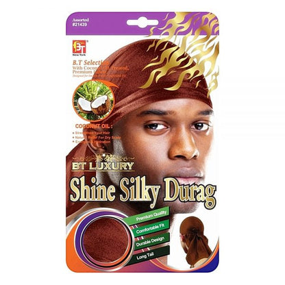 SHINE SILKY DURAG – COCONUT OIL TREATED