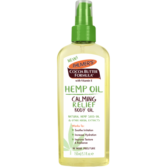 PALMERS HEMP OIL CALMING RELIEF BODY OIL 5.1 OZ.