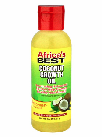 AFRICAS BEST COCONUT GROWTH OIL 4 OZ.