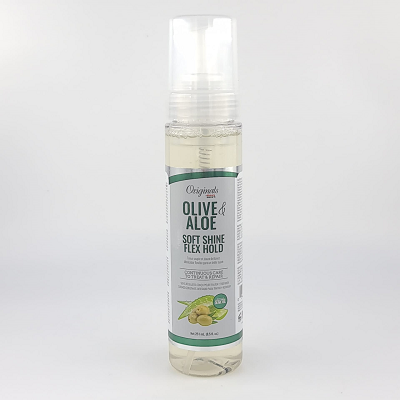 ORIGINALS OLIVE & ALOE SOFT SHINE FLEX HOLD 8.5 OZ.