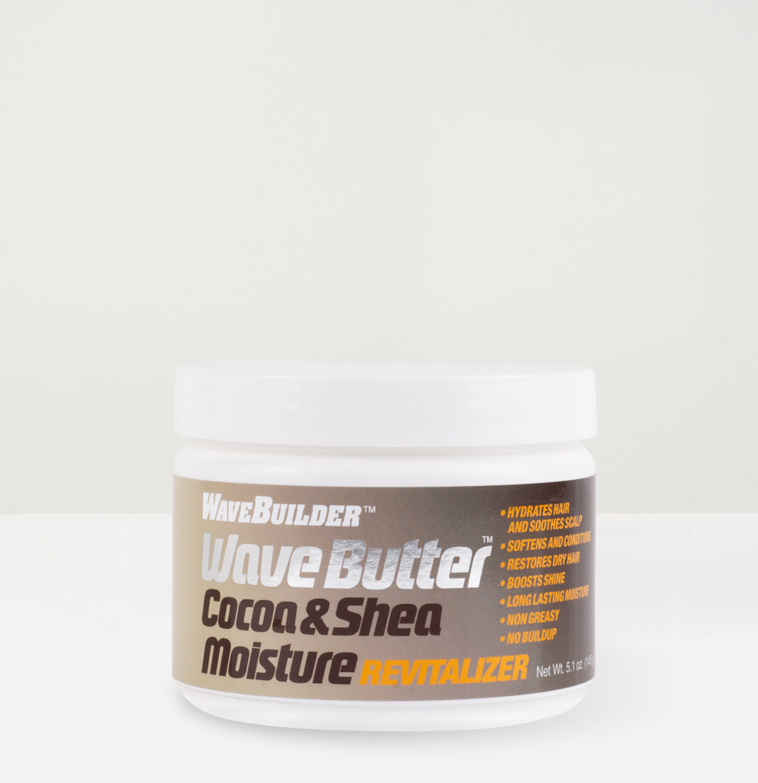 WAVE BUTTER COCOA & SHEA MOISTURE REVITALIZER 5.1OZ.