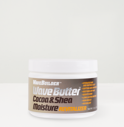 WAVE BUTTER COCOA & SHEA MOISTURE REVITALIZER 5.1OZ.