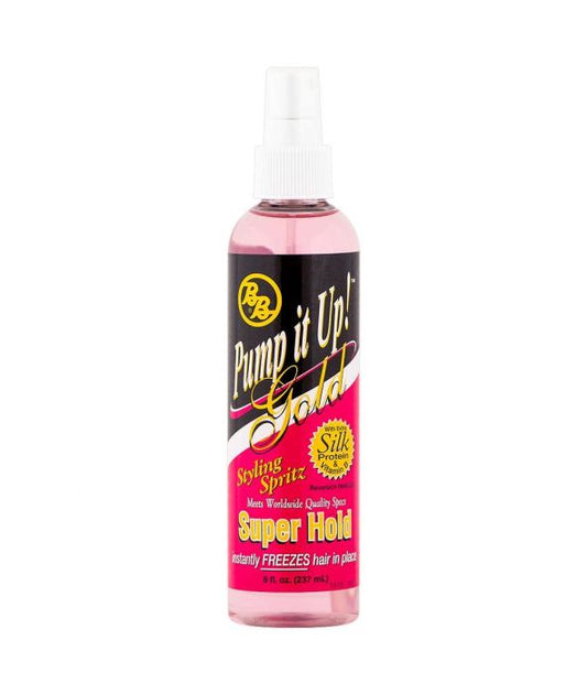 BB PUMP IT UP! GOLD SUPER HOLD 8OZ