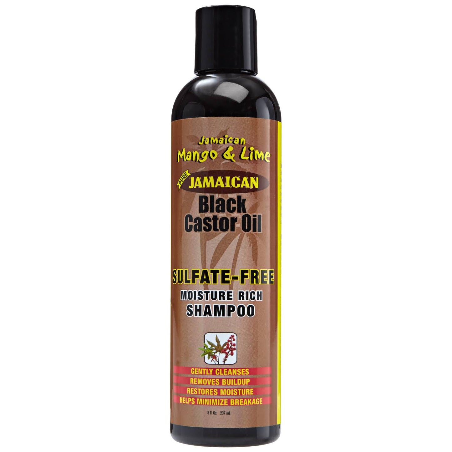 JAMAICAN MANGO & LIME- BLACK CASTOR OIL SHAMPOO 8 FL.OZ.