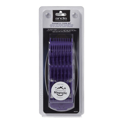 ANDIS NANO SILVER MAGNETIC COMB SET (SMALL) 5PC.