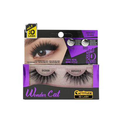 EBIN AUGUST - WONDER CAT 3D FAUX MINK LASHES