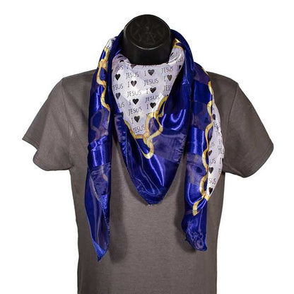 I LOVE JESUS SATIN SCARF