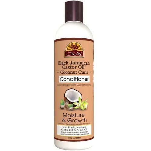 Okay Black Jamaican Castor Oil & Coconut Curls Conditioner - 12oz.