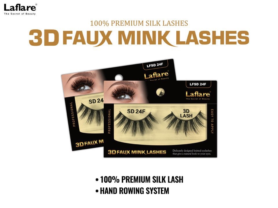 LAFLARE 3D FAUX MINK EYELASHES