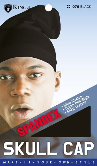 KING J SPANDEX SKULL CAP