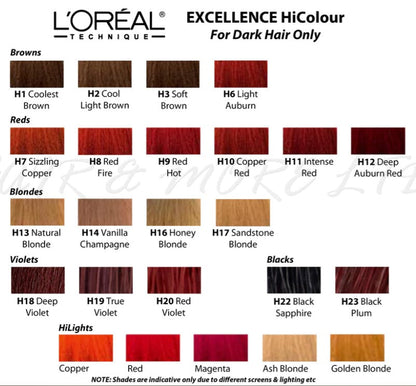 HICOLOR PERMANENT HAIR COLOR 1.74OZ