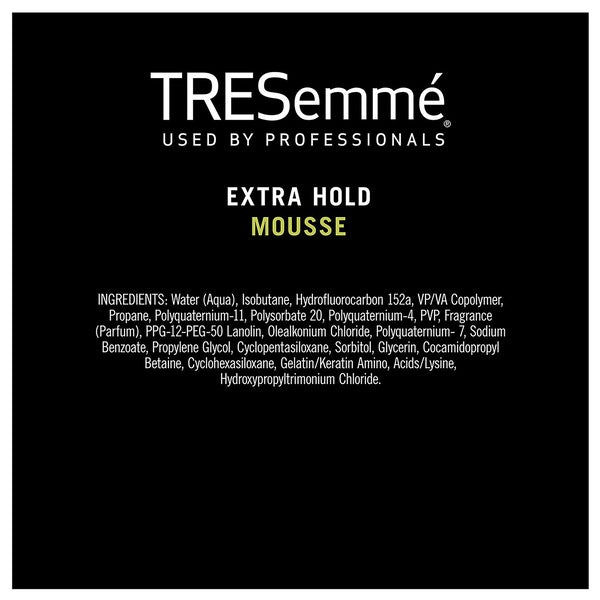 TRESEMME EXTRA HOLD VOLUMIZING MOUSSE 10.5 OZ.