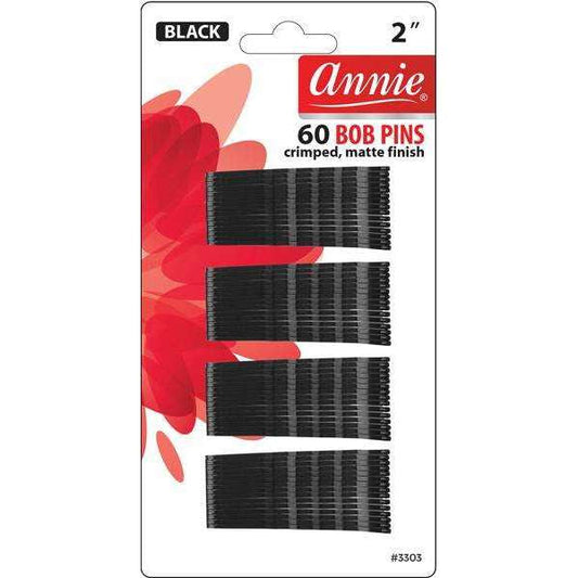 ANNIE BLACK BOB PINS - 2” (60CT)