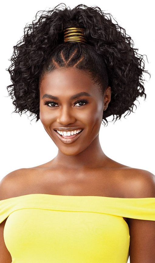 OUTRE PREMIUM SYNTHETIC WET & WAVY CONVERTI-CAP - TROPICAL TENDRILS