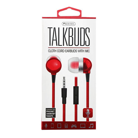 SENTRY TALKBUDS, EARBUDS WITH MIC
