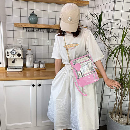 RETRO TELEPHONE SHAPED CROSSBODY BAG