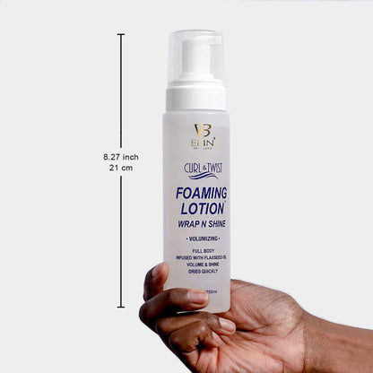 EBIN CURL & TWIST FOAMING LOTION 8 OZ.