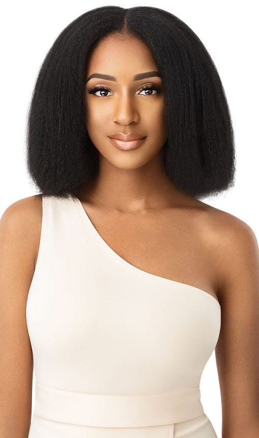 OUTRE BIG BEAUTIFUL HAIR HH BLEND CLIP IN 9PCS KINKY STRAIGHT 18"
