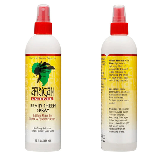 AFRICAN ESSENCE BRAID SHEEN SPRAY 12 OZ.