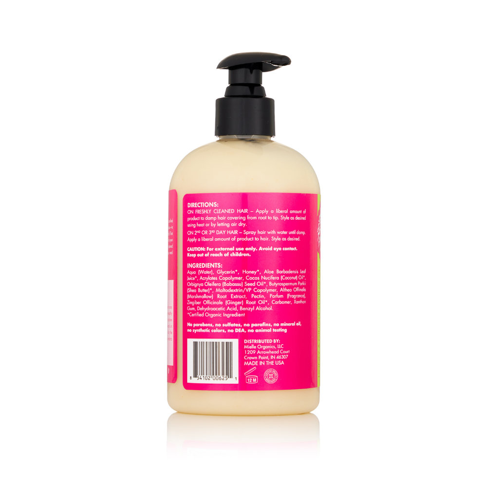 MIELLE HONEY & GINGER STYLING GEL 13 OZ.