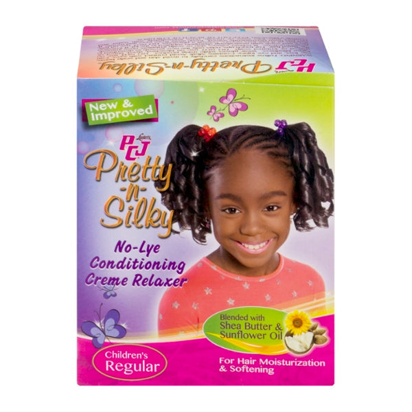 LUSTER'S PCJ PRETTY-N-SILKY NO-LYE CONDITIONING CREME RELAXER CHILDREN'S REGULAR - 1 APPLICATION