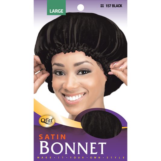 QFITT LARGE SATIN BONNET #157