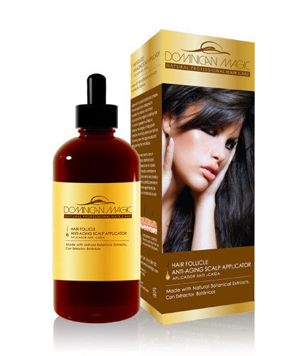 DOMINICAN MAGIC HAIR FOLLICLE REVITALIZING SCALP DROPS 4.4 OZ. (Gotas para la caída)