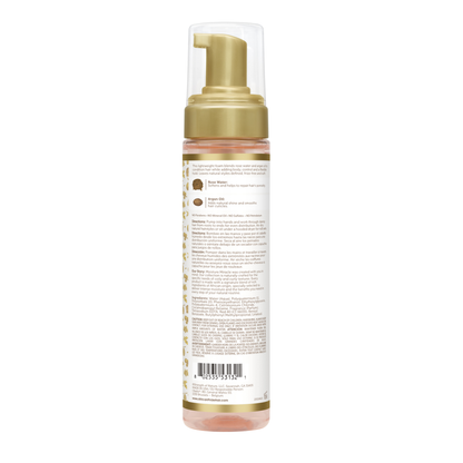AFRICAN PRIDE MOISTURE MIRACLE ROSE WATER & ARGAN OIL CURL MOUSSE, 8.5 OZ.