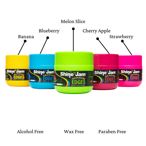 SHINE 'N JAM RAINBOW EDGES 4 OZ.