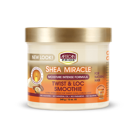 SHEA MIRACLE MOISTURE TWIST & LOC SMOOTHIE 12 OZ.