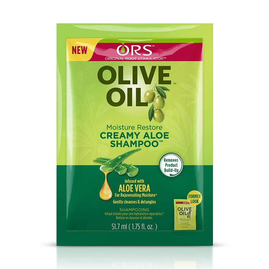 ORS OLIVE OIL CREAMY ALOE SHAMPOO PAK- 1.75 OZ.